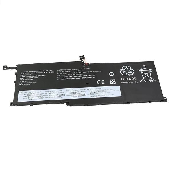 Lenovo ile Uyumlu ThinkPad X1 Yoga 2nd Gen 20JD, 20JE, 20JF, 20JG Batarya Pil - 1