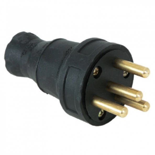 OREL KAUÇUK ERKEK FİŞ TRİFAZE 380 V - 2