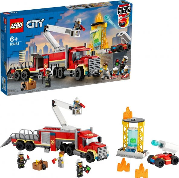 LEGO® City İtfaiye Komuta Birimi 60282 - (380 Parça)