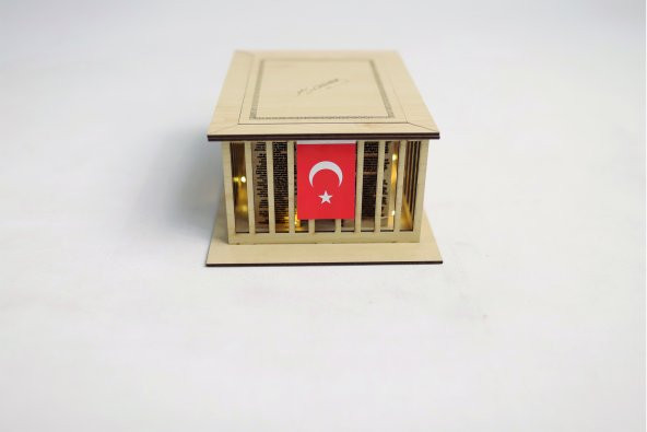 Işıklı Ahşap Anıtkabir Maketi - 3