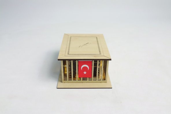 Işıklı Ahşap Anıtkabir Maketi - 4