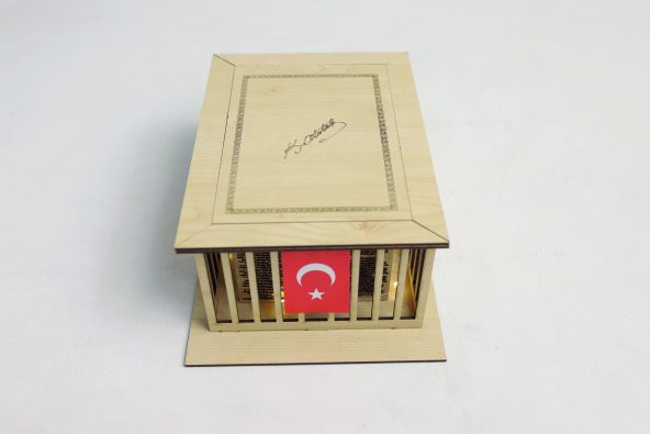 Işıklı Ahşap Anıtkabir Maketi - 6
