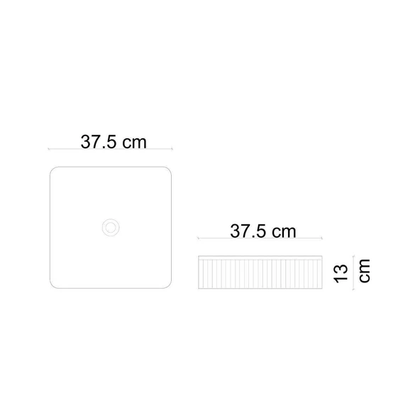 LENA TEZGAHÜSTÜ LAVABO (MAT FÜME) E-W1003MF - 2