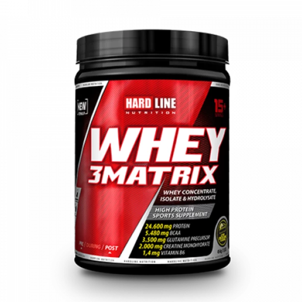 Hardline Whey 3Matrix Protein Tozu 454 gr - 3
