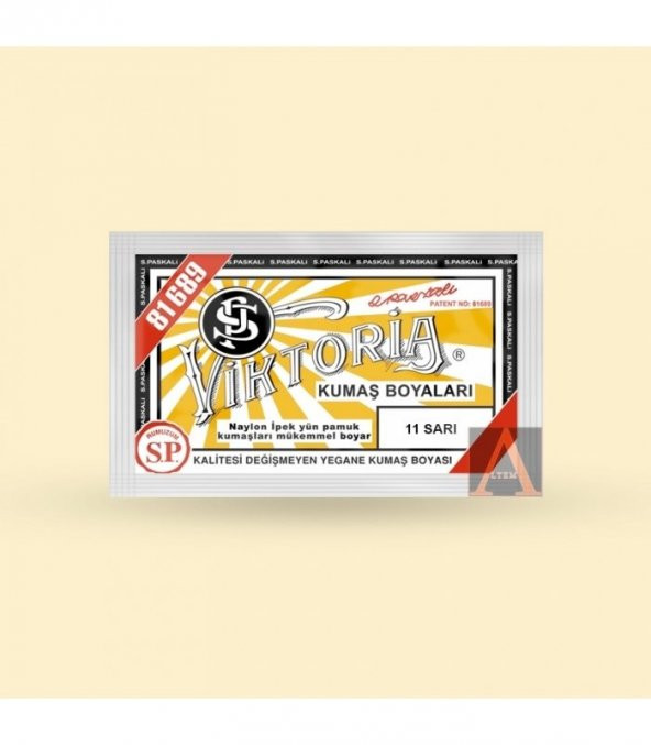 Viktoria Kumaş Boyası 11 Sarı - 2