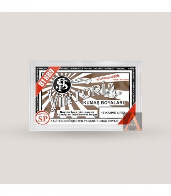 Viktoria Kumaş Boyası 18 Kahve Orta - 2