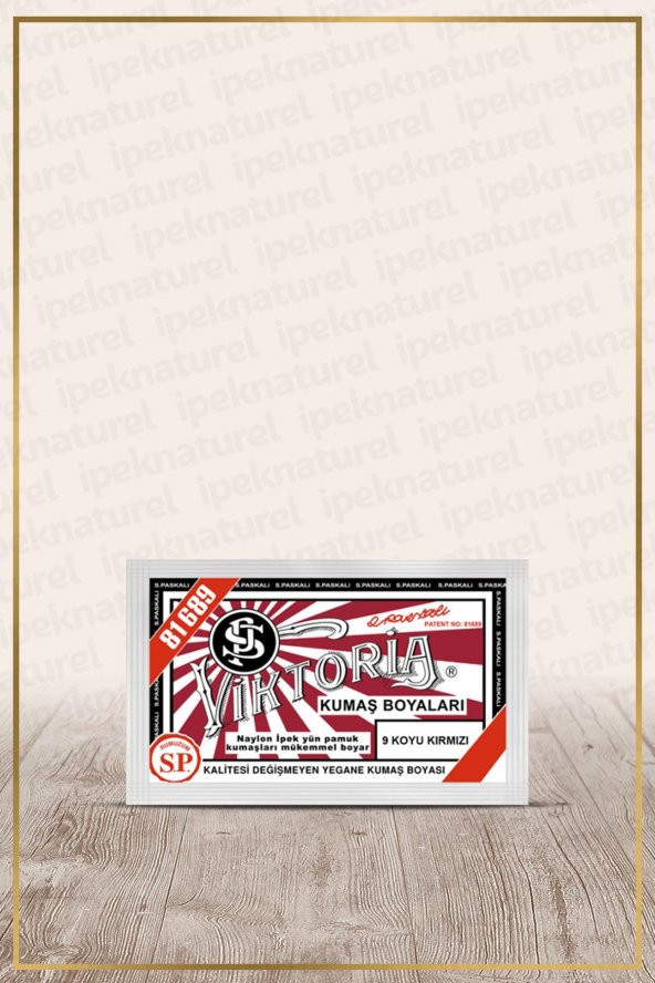 Viktoria Kumaş Boyası 09 Koyu Kırmızı