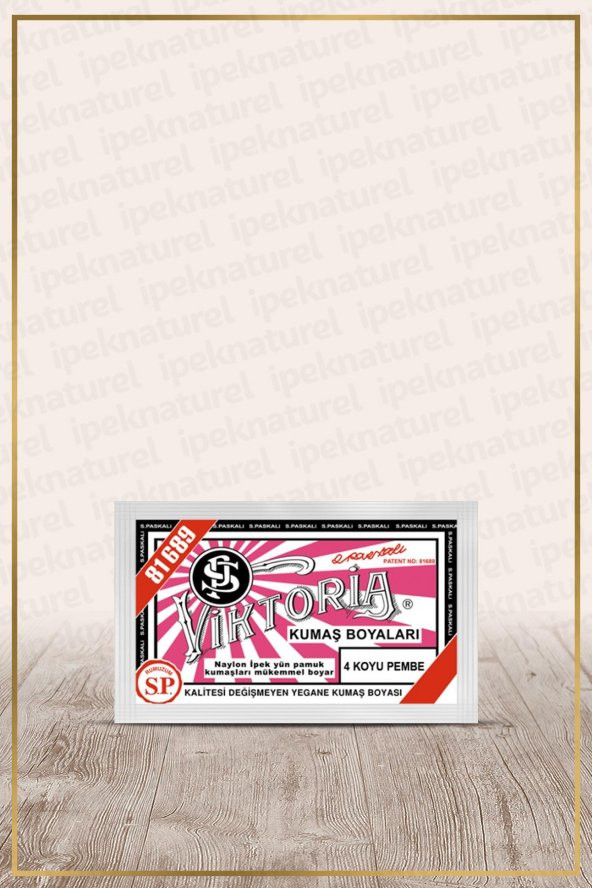 Viktoria Kumaş Boyası 04 Koyu Pembe