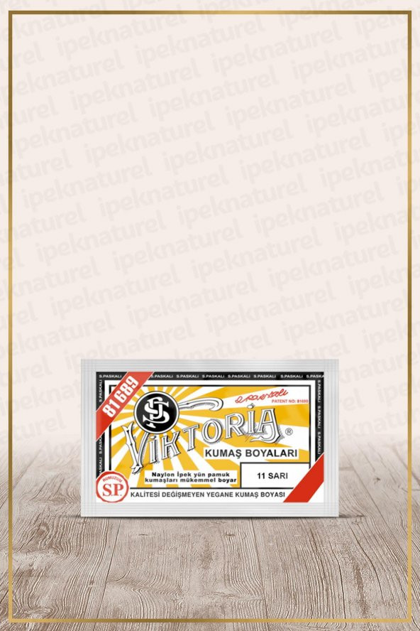 Viktoria Kumaş Boyası 11 Sarı
