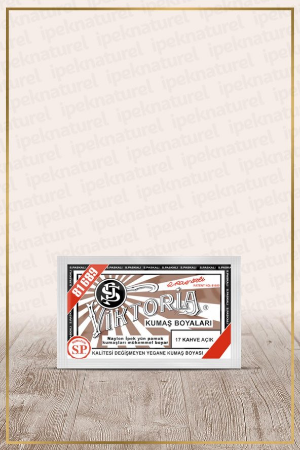 Viktoria Kumaş Boyası 17 Açık Kahve