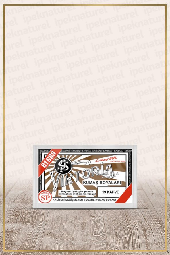 Viktoria Kumaş Boyası 19 Kahve