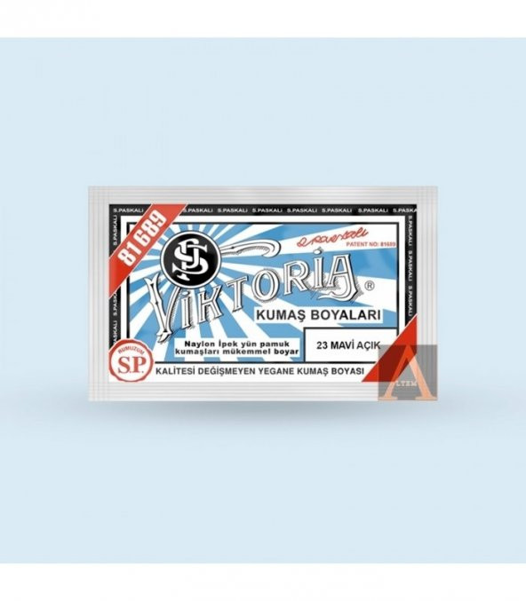 Viktoria Kumaş Boyası 23 Açık Mavi - 2