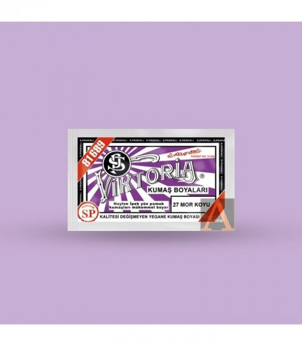 Viktoria Kumaş Boyası 27 Mor Koyu - 2