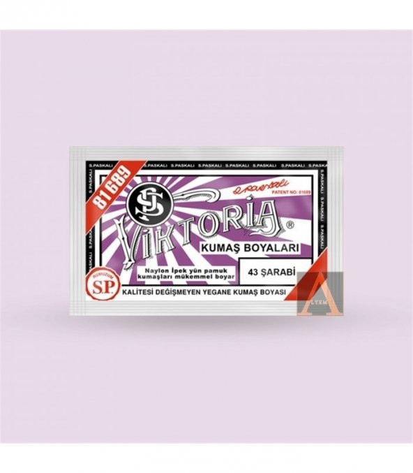 Viktoria Kumaş Boyası 43 Şarabi - 2