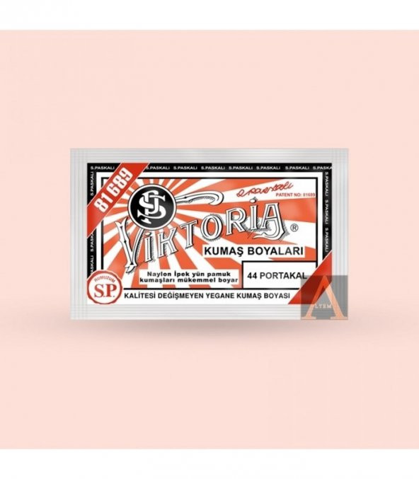 Viktoria Kumaş Boyası 44 Portakal - 2