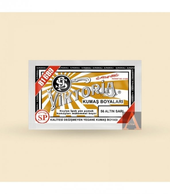 Viktoria Kumaş Boyası 56 Altın Sarı - 2