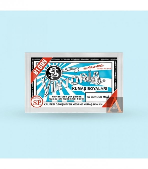 Viktoria Kumaş Boyası 60 Boncuk Mavi - 2