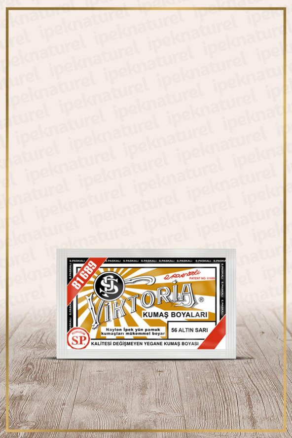 Viktoria Kumaş Boyası 56 Altın Sarı