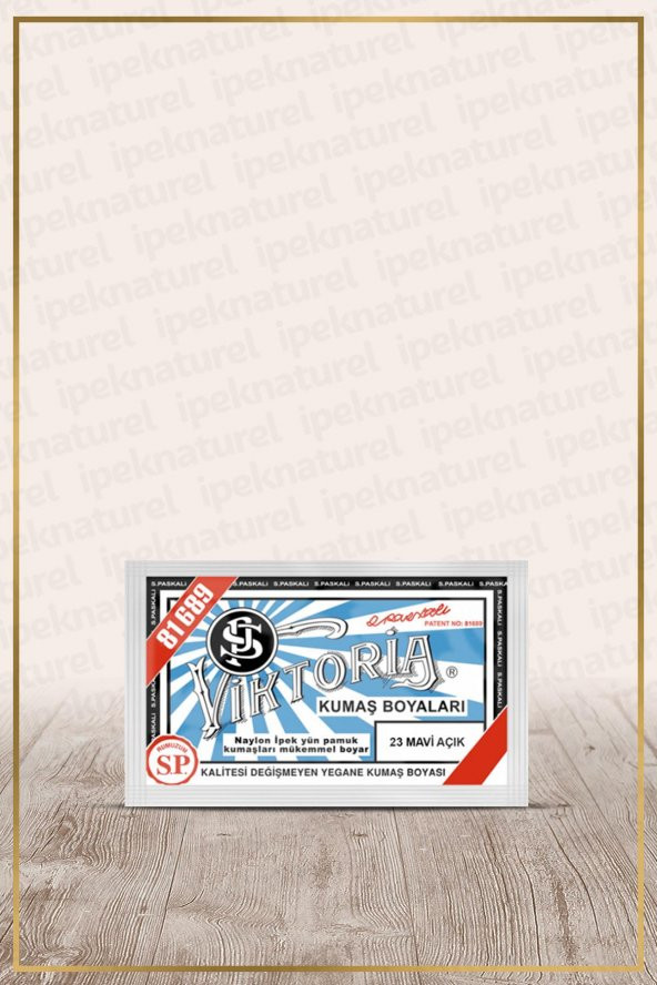 Viktoria Kumaş Boyası 23 Açık Mavi
