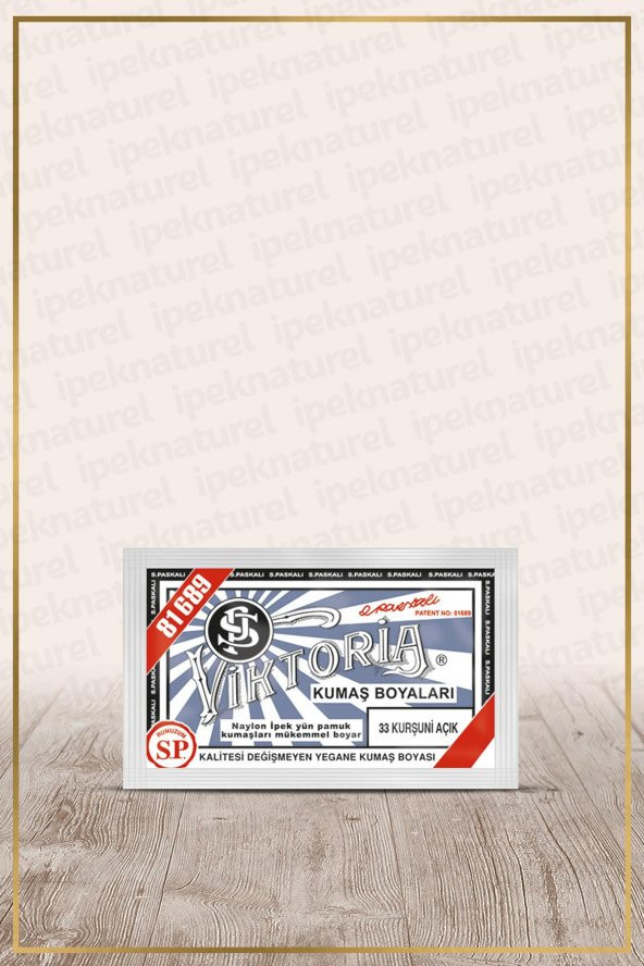 Viktoria Kumaş Boyası 33 Kurşuni Açık