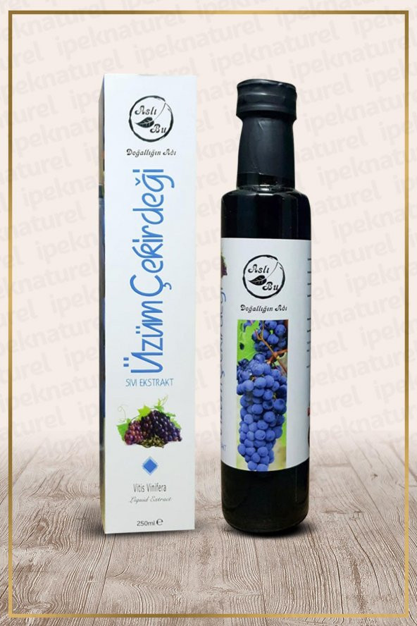 Aslı Bu Üzüm Çekirdeği Sıvı Ekstraktı (Vitis Vinifera) 250 ml