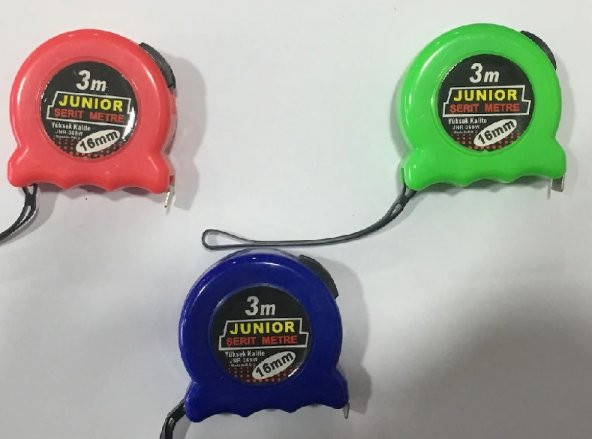 JUNİOR 3 MT * 16 mm ÇELİK METRE - 2