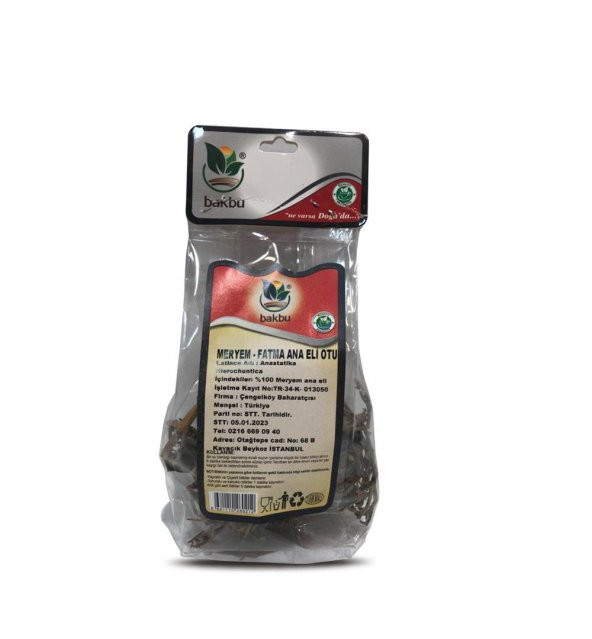 Meryem Ana Eli - Fatma Ana Eli - Meryem Ana Bitkisi - Jericho - 2