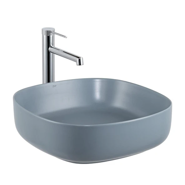 LENA TEZGAHÜSTÜ LAVABO (MAT MAVİ) E-W1203MM