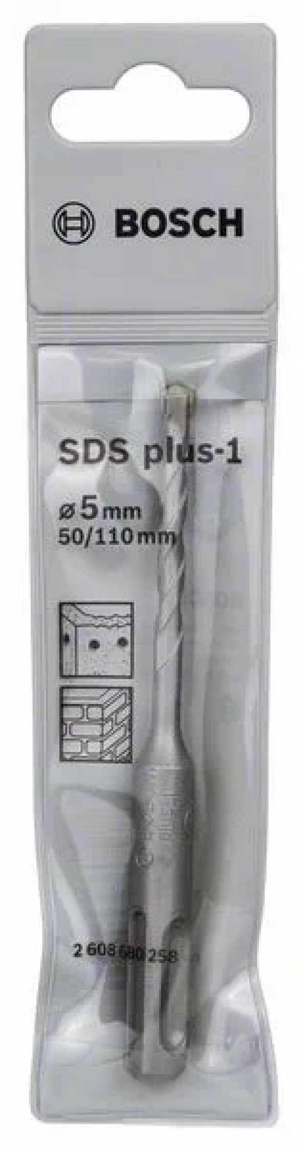 BOSCH SDS PLUS-1 BETON DELME UCU 5 mm 100/160 2608680259