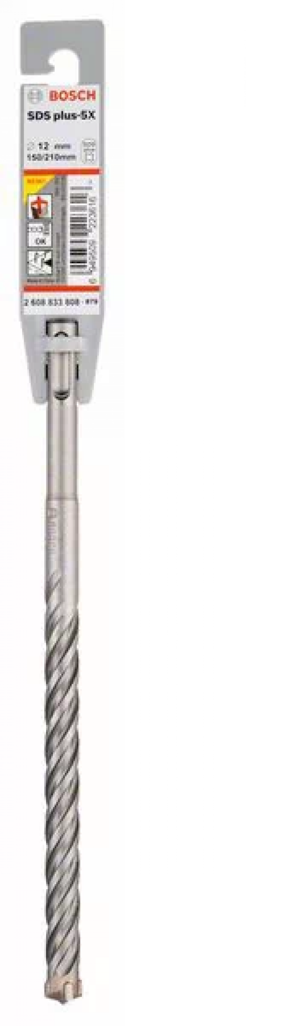BOSCH SDS PLUS-5X 12 mm 150/210 2608833808 - Resim 4