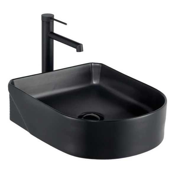 LENA TEZGAHÜSTÜ LAVABO (MAT SİYAH) EH-5110MS