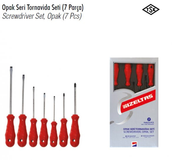 İZELTAŞ ROD SERİ TORNAVİDA TAKIMI 7 PR. 4300008107 - Resim 2