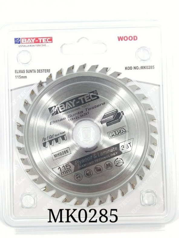 BAY-TEC ELMAS SUNTA DESTERE 115MM - 2