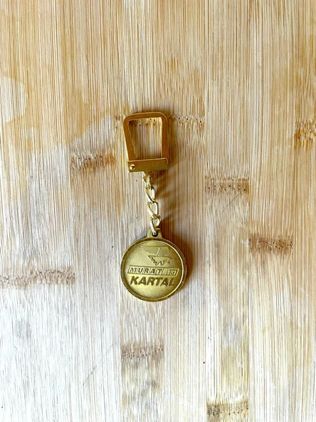 MURAT 131 KARTAL ANAHTARLIK VİNTAGE ANAHTARLIK ALTIN SARISI ANAHTARLIK