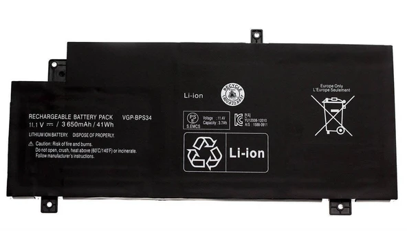SONY ile Uyumlu Vaio SVF14A1M2E Batarya ile  Pil VGP-BPS34