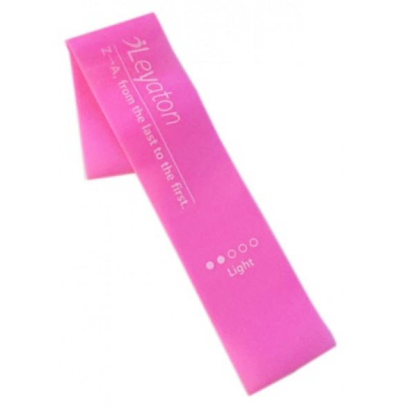 Latex Aerobik Band Hafif Sert Direnç Şeker Pembesi Renk Lab200 - 2