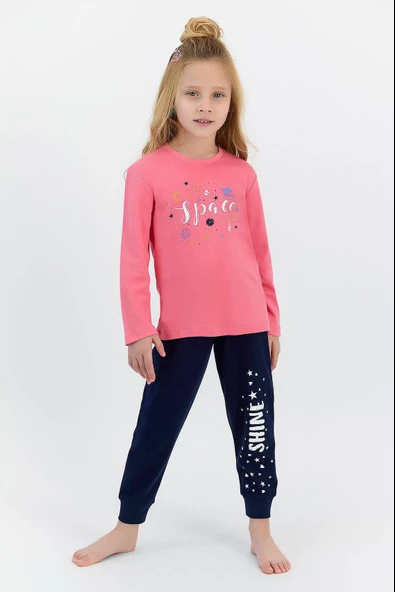 Roly Poly 2565 Garson Space Kız Çocuk Pijama Takımı