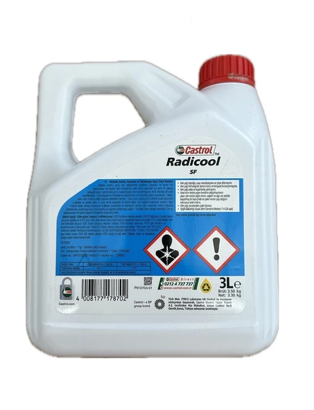 Castrol Radicool SF 3 lt Kırmızı Antifriz - 2