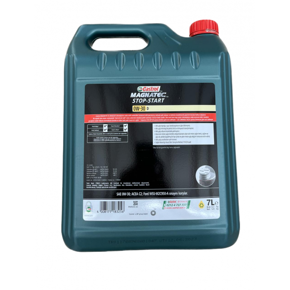 Castrol Magnatec Stop Start 0W-30 D 7 lt Motor Yağı - 2024 - 2
