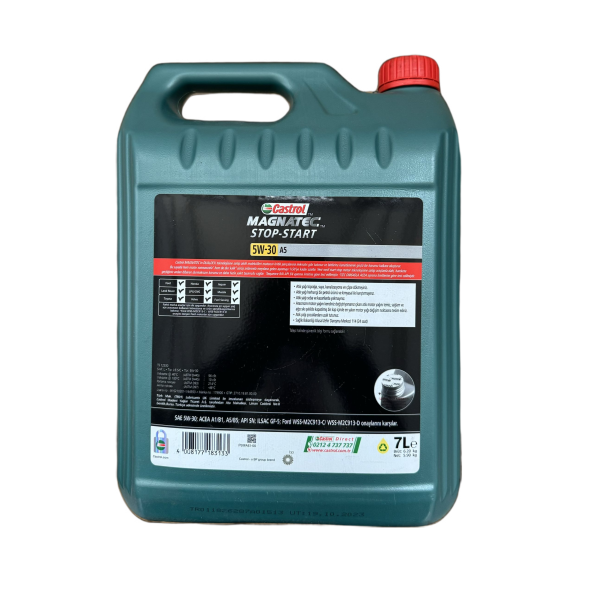 Castrol Magnatec Stop-Start 5W-30 A5 7 lt Motor Yağı - 2025 - 2