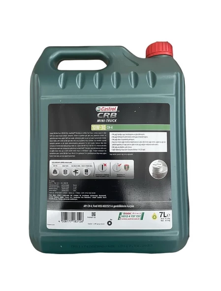 Castrol CRB Mini-Truck 10W-30 CH-4 7 lt Motor Yağı - 2025 - 2