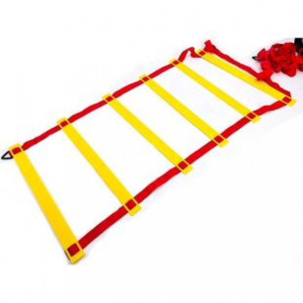 Clifton Antrenman Merdiveni 6 Metre 15 Çubuklu İdman Merdiveni Kırmızı - 8