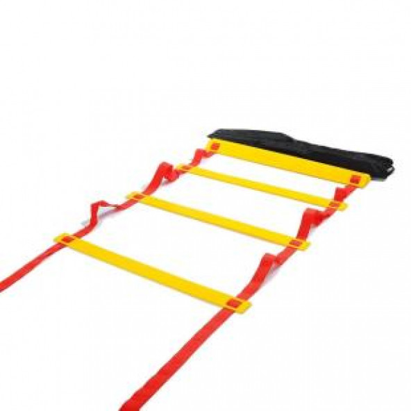 Clifton Antrenman Merdiveni 4 Metre 10 Çubuklu İdman Merdiveni Kırmızı