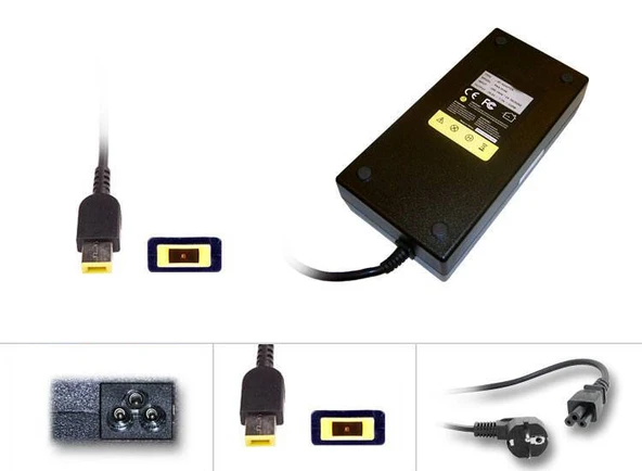 Lenovo ADL170SLC3A Uyumlu 20V 8.5A 170W Dikdörtgen Pinli Adaptör