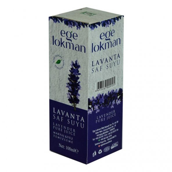 Ege Lokman Lavanta Saf Suyu Makyaj ve Yüz Temizleme Spreyi 100M - 4