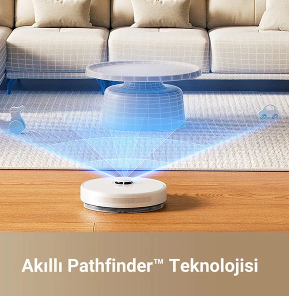 Dreame D10 Plus Gen 2 Robot Süpürge Beyaz - 5