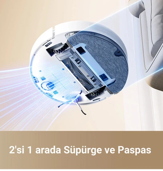 Dreame D10 Plus Gen 2 Robot Süpürge Beyaz - 4