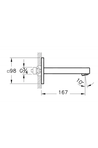 Artema Q-Line A42254 Çıkış Ucu Krom - 3
