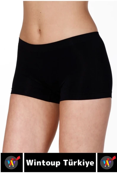 Özel Üretim İz Göstermez Düşük Bel Sıkılaştırıcı İnceltici Vücut Toparlayıcı Dikişsiz Boxer Korse - Resim 2