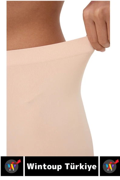 Özel Üretim İz Göstermez Yüksek Bel Sıkılaştırıcı İnceltici Toparlayıcı Dikişsiz Boxer Şort Korse - Resim 6